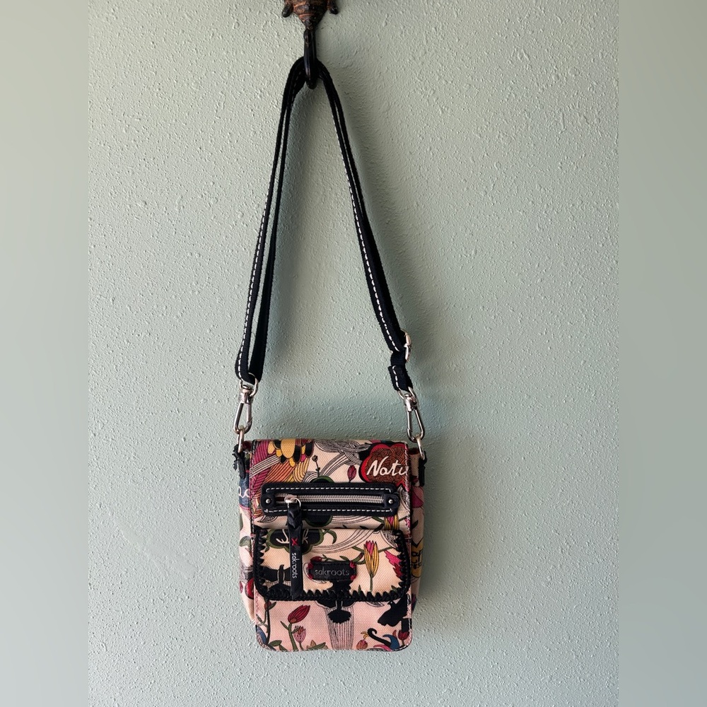 Sakroots Crossbody Artist Circle Nature Birds Women’s, Teen, Kids Bag, Purse